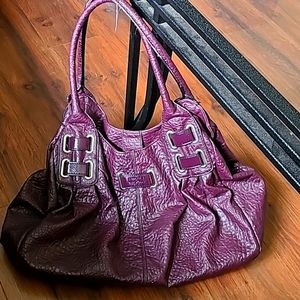 Burgundy satchel purse